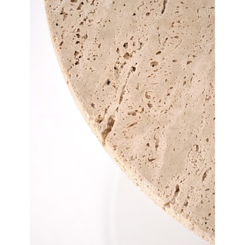 Konferenčný stolík TROVIRSU II travertín/biela 6