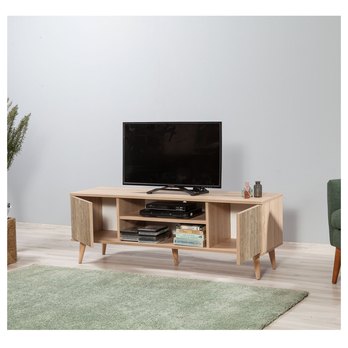 TV komoda TRUVA dub sonoma/prírodná 3