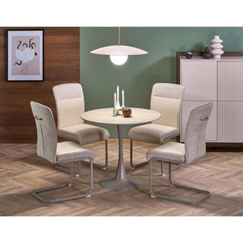 Jedálenský stôl TULAU travertín/kašmírová 1