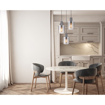 Závesné svietidlo TULIVAR 3 sivá 1