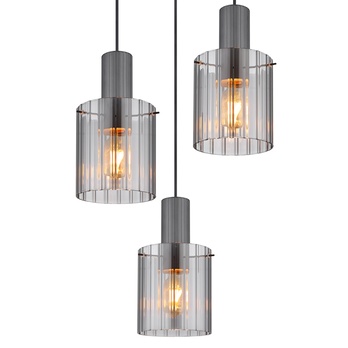 Závesné svietidlo TULIVAR 3 sivá 3