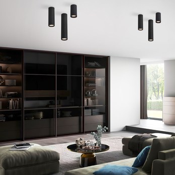 Stropné svietidlo TUNE 3 čierna 1