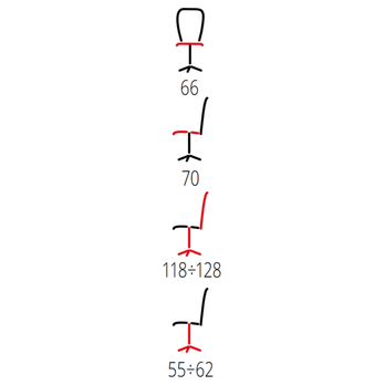 Kancelárske kreslo TUPAC čierna 9