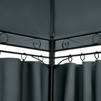 Záhradný altánok TUPAS antracitová 1