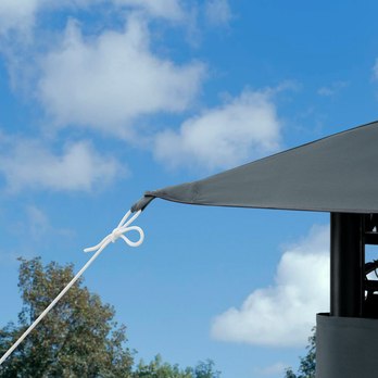 Záhradný altánok TUPAS antracitová 6