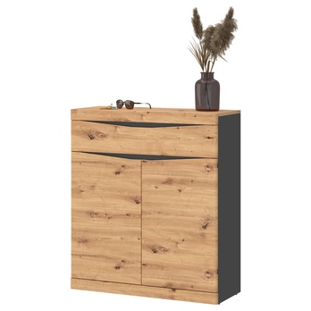 Komoda TURINO dub artisan/antracitová 3