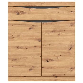 Komoda TURINO dub artisan/antracitová 4