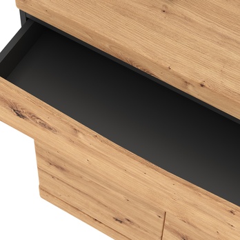 Komoda TURINO dub artisan/antracitová 5