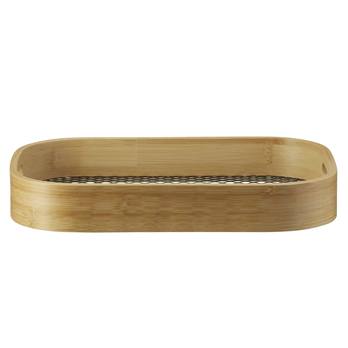 Servírovací podnos TURNER 2 bambus/čierna, šírka 35 cm 2