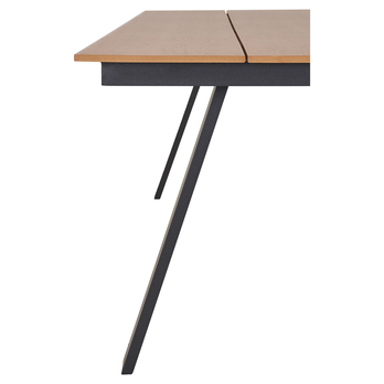 Záhradný stôl TURUNTU prírodná/čierna 4