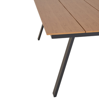 Záhradný stôl TURUNTU prírodná/čierna 5