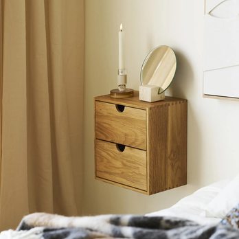 Nástenný regál TUWNSVALLI VI dub 1