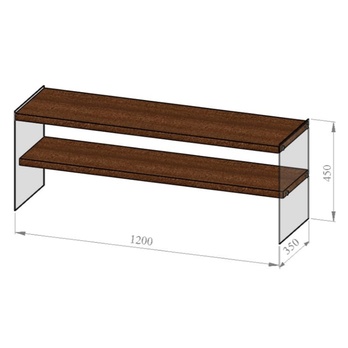 TV stolík TV103 orech 6