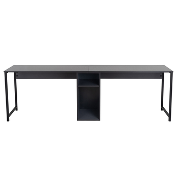 Písací stôl TWIN antracitová 4