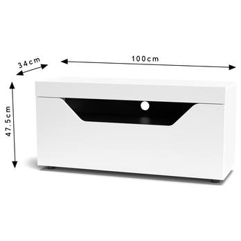 TV komoda TWIST 100 biela 6