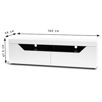 TV komoda TWIST 160 biela 6