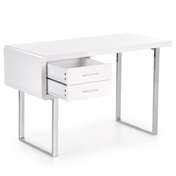 Písací stôl TYRIN biela 2