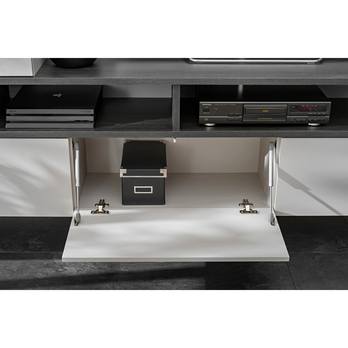 Obývacia stena TYTON dub graphite/kašmírová 7