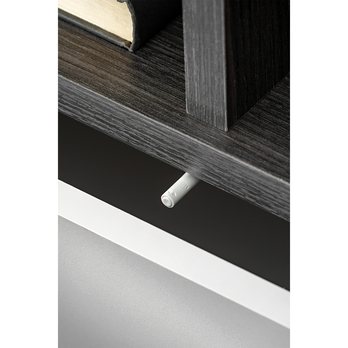 Obývacia stena TYTON dub graphite/kašmírová 10