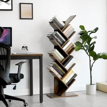 Knižnica UDDE hnedá 1