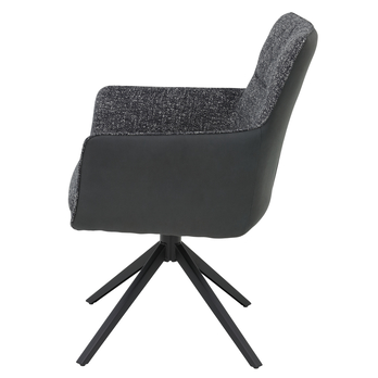 Jedálenská stolička UDINE S vintage antracitová 2