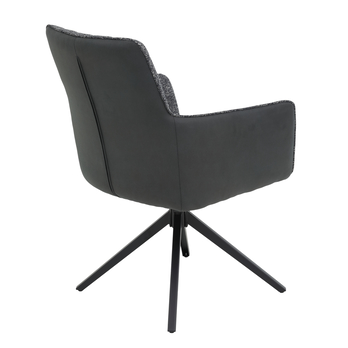 Jedálenská stolička UDINE S vintage antracitová, sada 2 ks 5