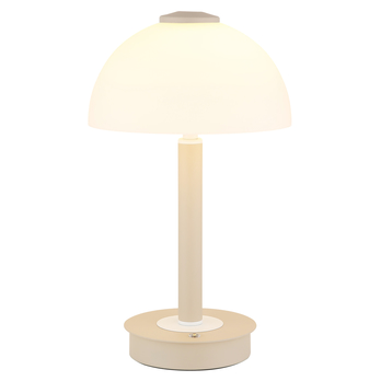 Stolná lampa ULDIN piesková/biela 2