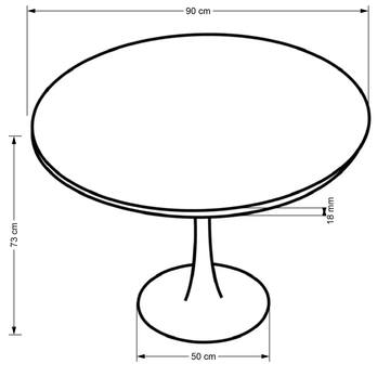 Jedálenský stôl ULMU orech/čierna 4