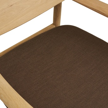 Kreslo ULVIRO dub/hnedá 7