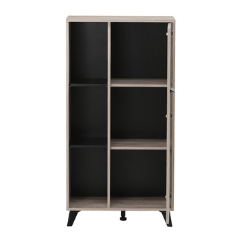 Komoda UMBRIA dub sivý/čierna 3