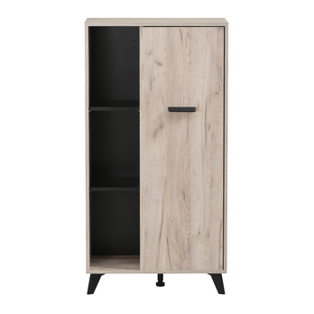 Komoda UMBRIA dub sivý/čierna 5