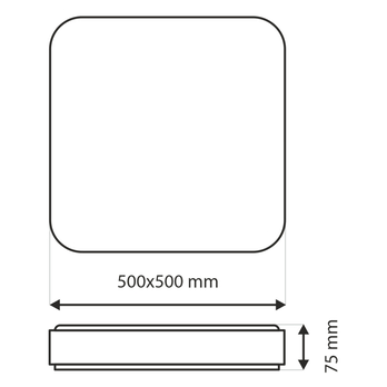 Stropné svietidlo UNA čierna/zlatá 7
