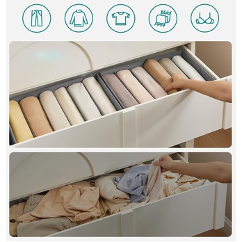 Súprava 4 kusov organizérov UNDERWEAR 3 sivá 2