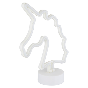Stolná LED lampa UNICORN II biela/ružová 4
