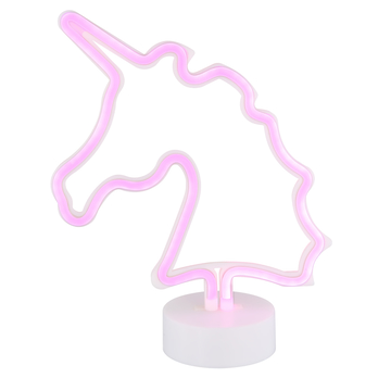 Stolná LED lampa UNICORN II biela/ružová 5