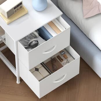 Nočný stolík UNIT 7 biela 3
