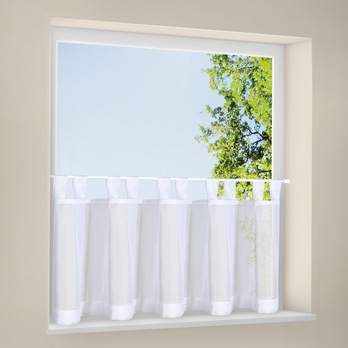 Záclona UNIVERSAL biela, 145x50 cm 1
