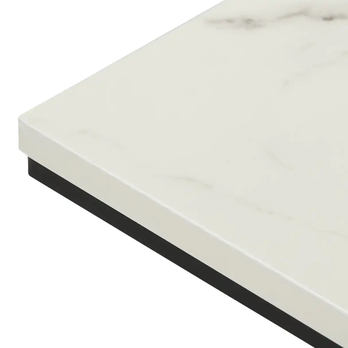 Sada príručných stolíkov UPPELLO čierna/mramor, 2 ks 4