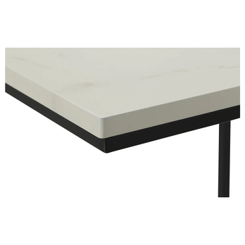 Sada príručných stolíkov UPPELLO čierna/mramor, 2 ks 5