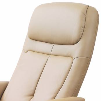 Relaxačné kreslo UPTAMO béžová 2