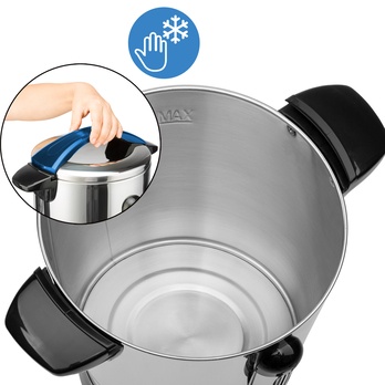 Varič na víno URN strieborná, 6,8L 1