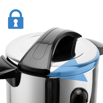 Varič na víno URN strieborná, 6,8L 3