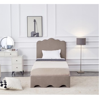 Posteľ s roštom URSU béžová, 90x200 cm 2