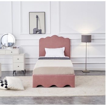 Posteľ s roštom URSU ružová, 90x200 cm 2