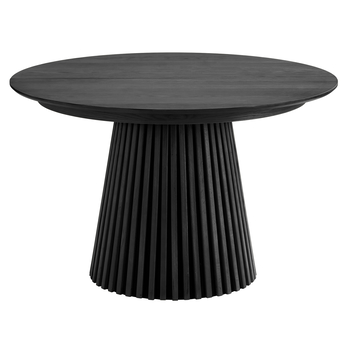 Jedálenský stôl USOKO 120-200 dubová dyha čierna 2