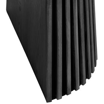 Jedálenský stôl USOKO 120-200 dubová dyha čierna 4