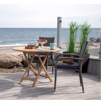 Záhradný stôl UVAIDU teak, ⌀ 100 cm 1