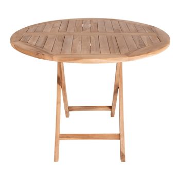 Záhradný stôl UVAIDU teak, ⌀ 100 cm 3