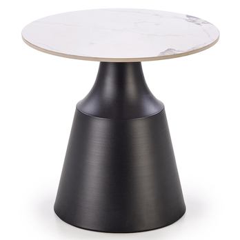 Sada konferenčných stolíkov V-CH-MAGNETA-LAW biely mramor/čierna, 2 ks 14