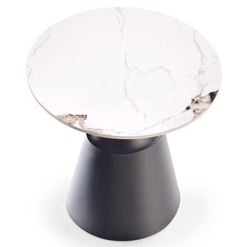 Sada konferenčných stolíkov V-CH-MAGNETA-LAW biely mramor/čierna, 2 ks 17